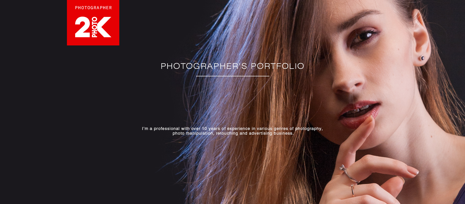 Photographer portfolio